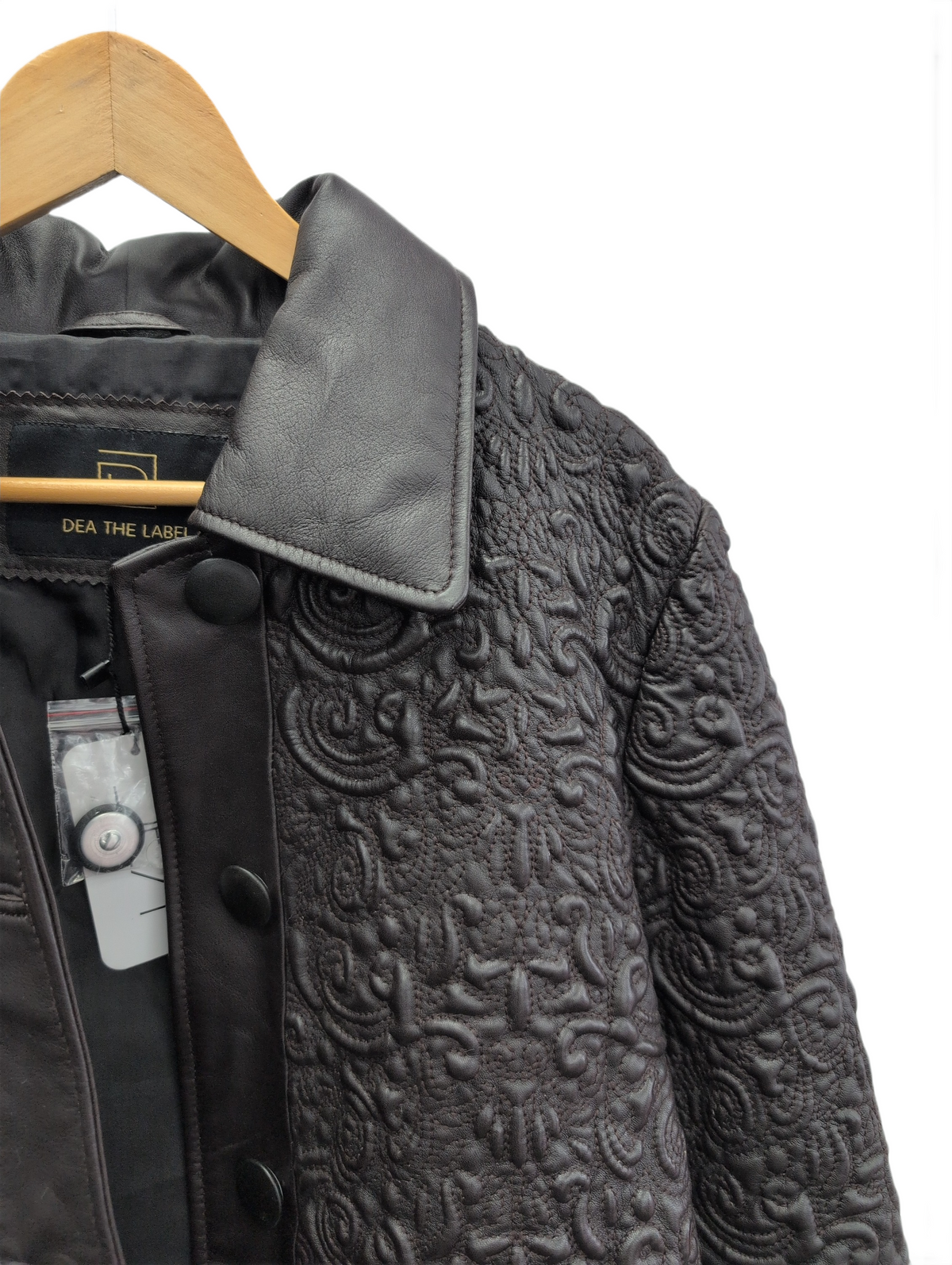 Embossed Leather Jacket